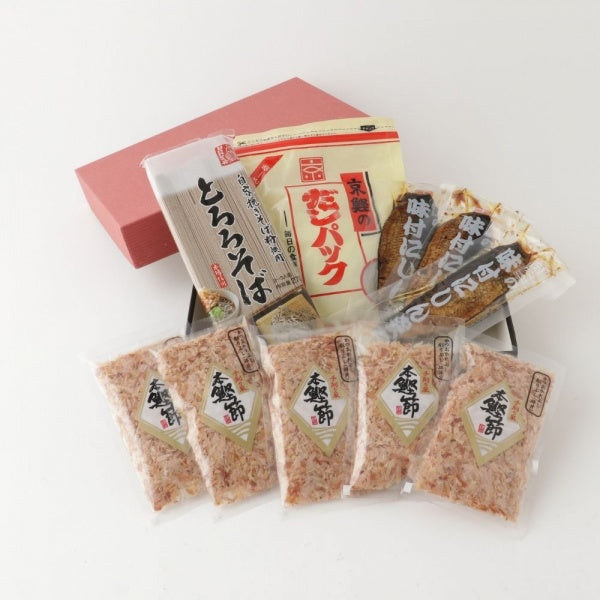 【ギフトボックス入り】京の本格お出汁とお蕎麦セット [80392410]